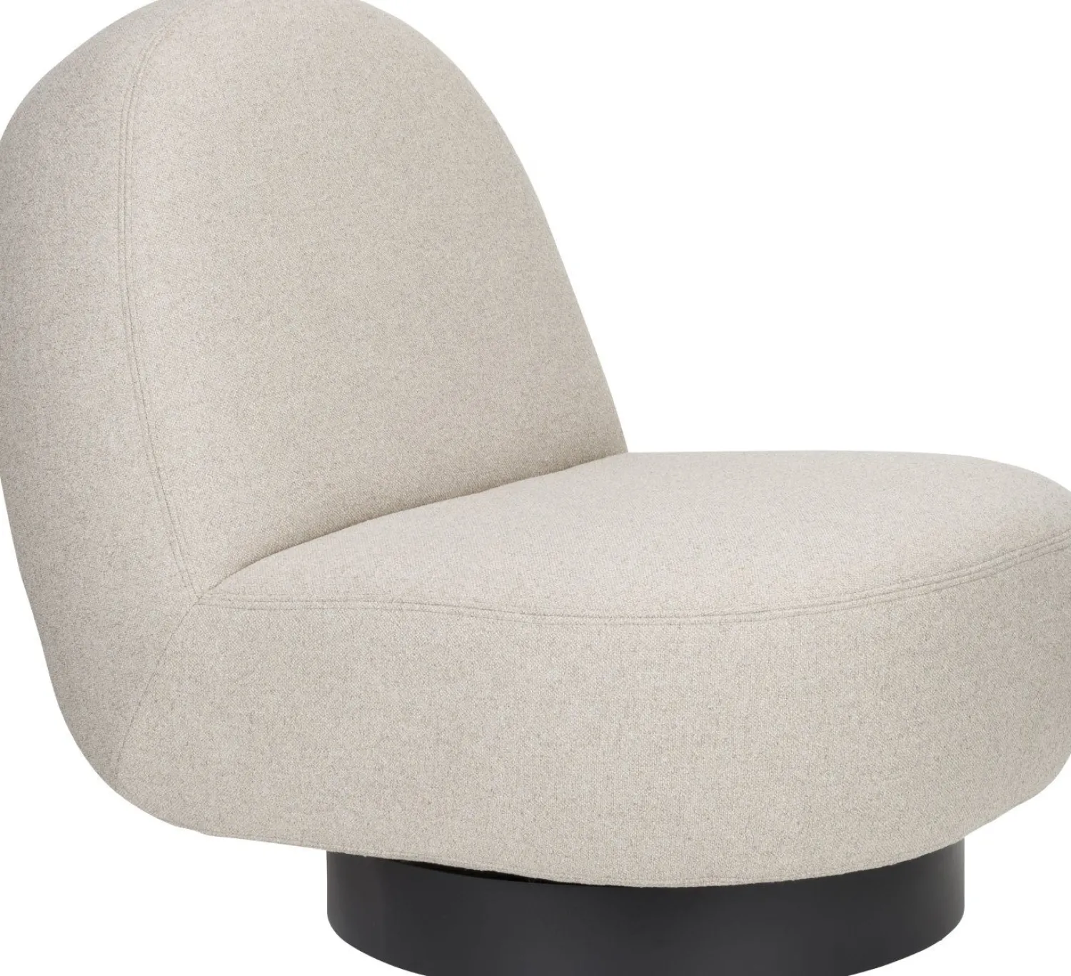 Draaifauteuils-Zuiver Eden Fauteuil Grijs
