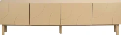 Tv-Meubels-Eijerkamp Collectie Elaine Tv-meubel Light Yellow