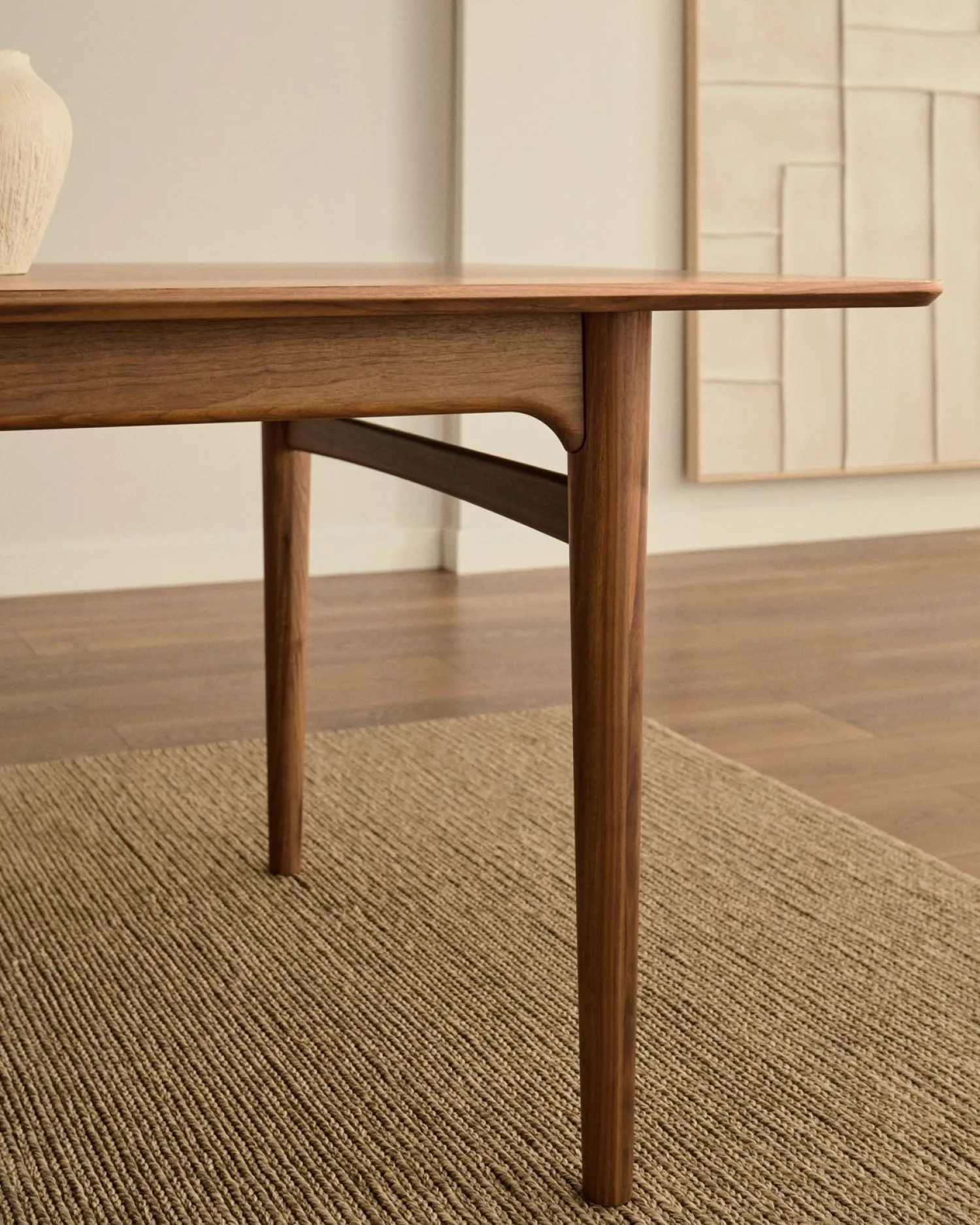 Houten Eettafels|Uitschuifbare Eettafels-Kave Home Elan Uitschuifbare Eettafel Bruin