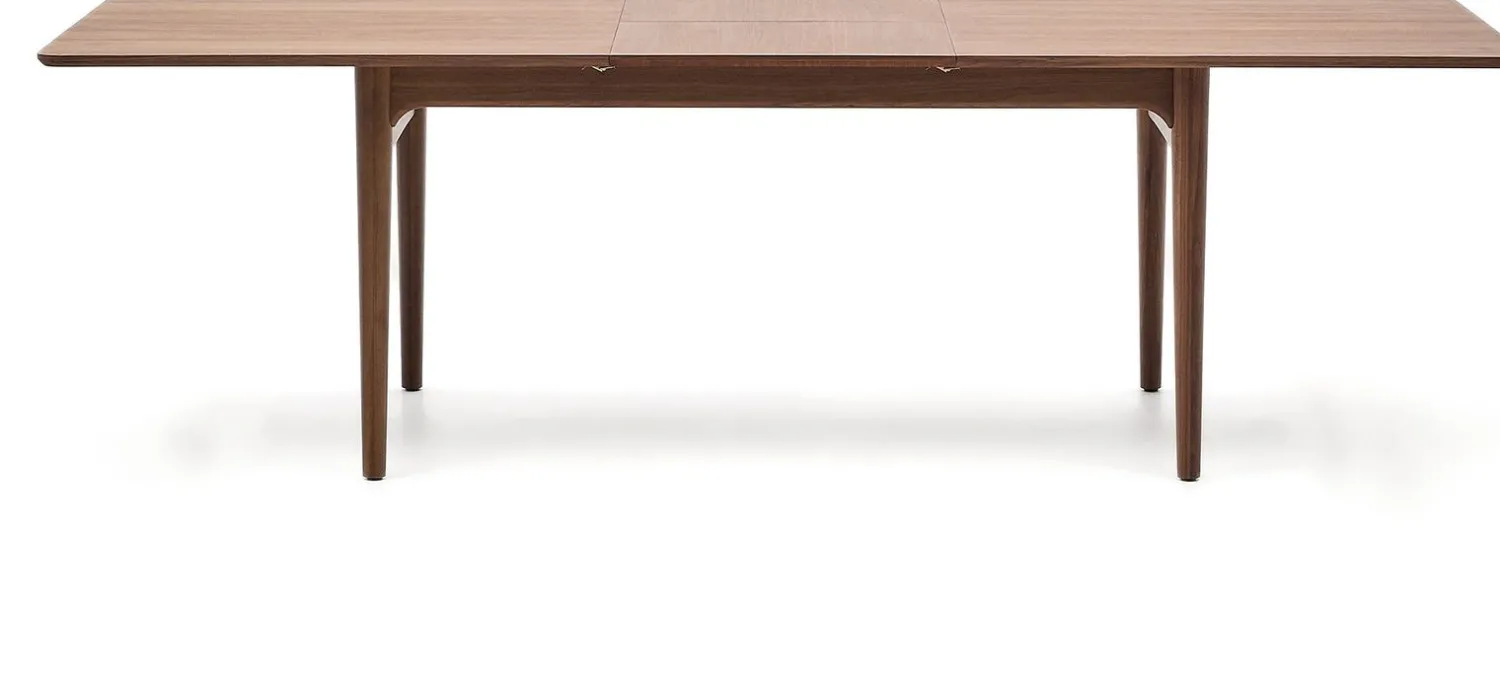 Houten Eettafels|Uitschuifbare Eettafels-Kave Home Elan Uitschuifbare Eettafel Bruin