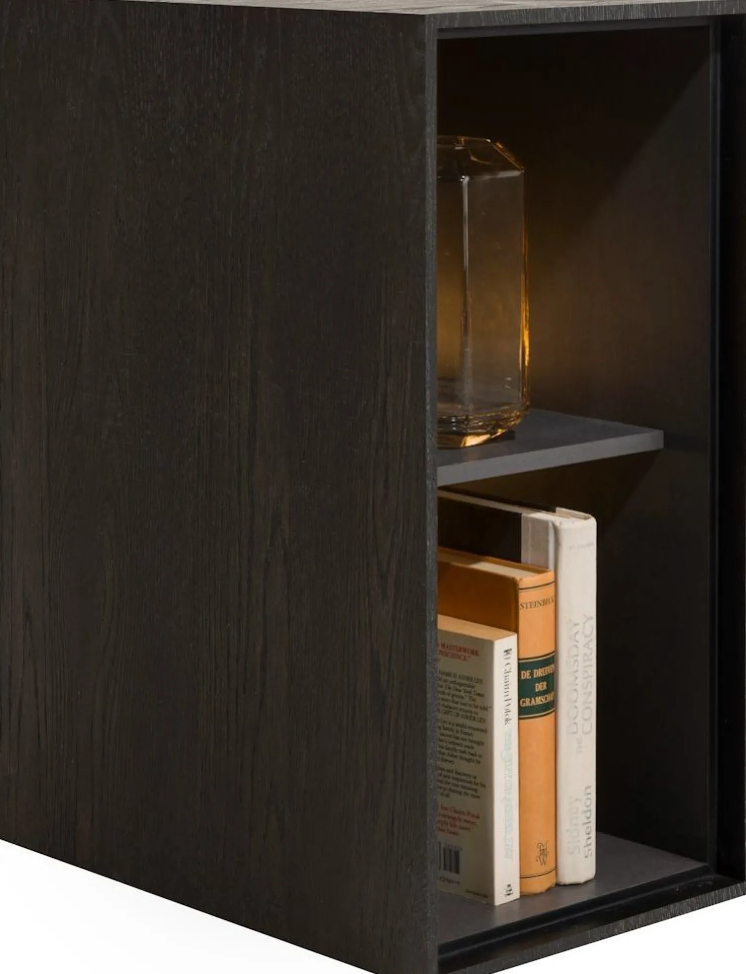 Opbergkasten|Opbergkasten-XOOON Elements 2 Niches Kast Onyx