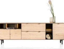 Dressoirs-XOOON Elements Poten (set 2) Zwart