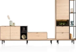 Dressoirs-XOOON Elements Poten (set 2) Zwart