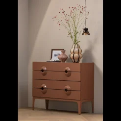Moderne Hanglampen|Moderne Hanglampen-WOOOD Elle Hanglamp Bruin