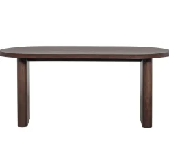 Houten Eettafels|Rechthoekige Eettafels-vtwonen Ellips Eettafel Walnut