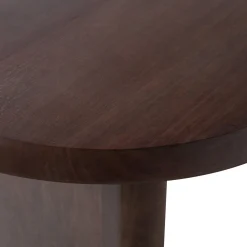Houten Eettafels|Rechthoekige Eettafels-vtwonen Ellips Eettafel Walnut