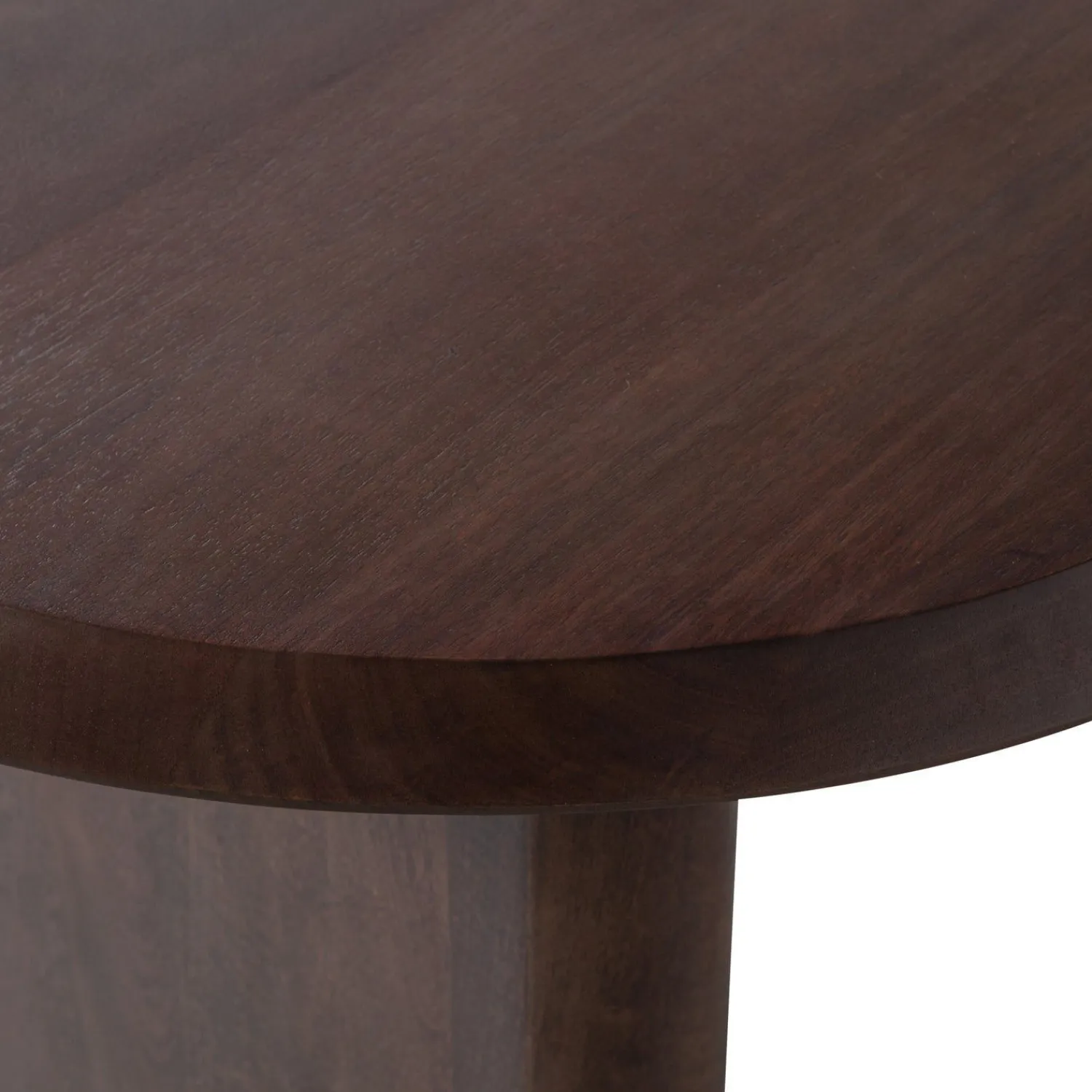 Houten Eettafels|Rechthoekige Eettafels-vtwonen Ellips Eettafel Walnut