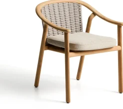 Tuinstoelen-Kave Home Elunda Tuinstoel Naturel