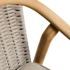 Tuinstoelen-Kave Home Elunda Tuinstoel Naturel