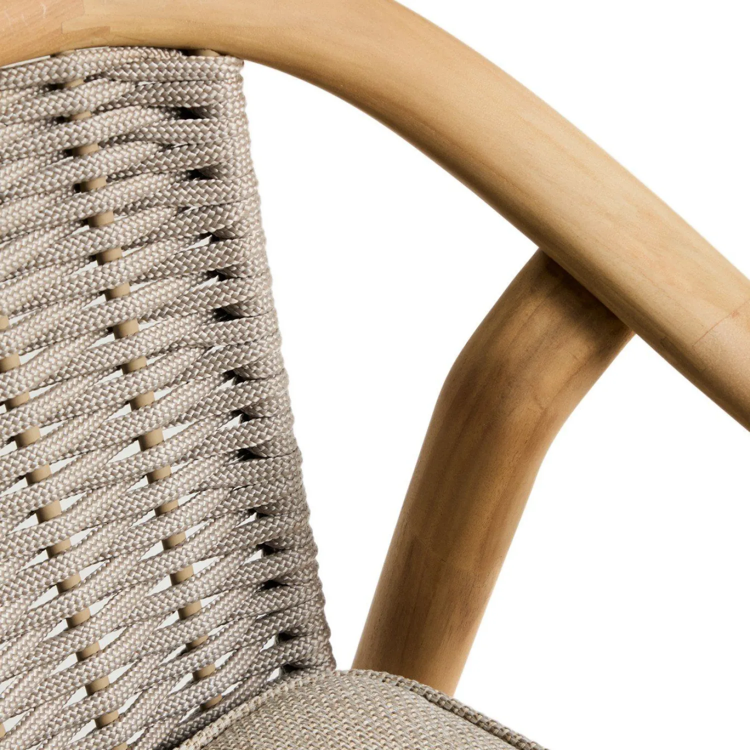 Tuinstoelen-Kave Home Elunda Tuinstoel Naturel