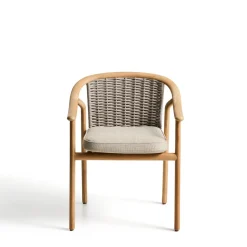 Tuinstoelen-Kave Home Elunda Tuinstoel Naturel