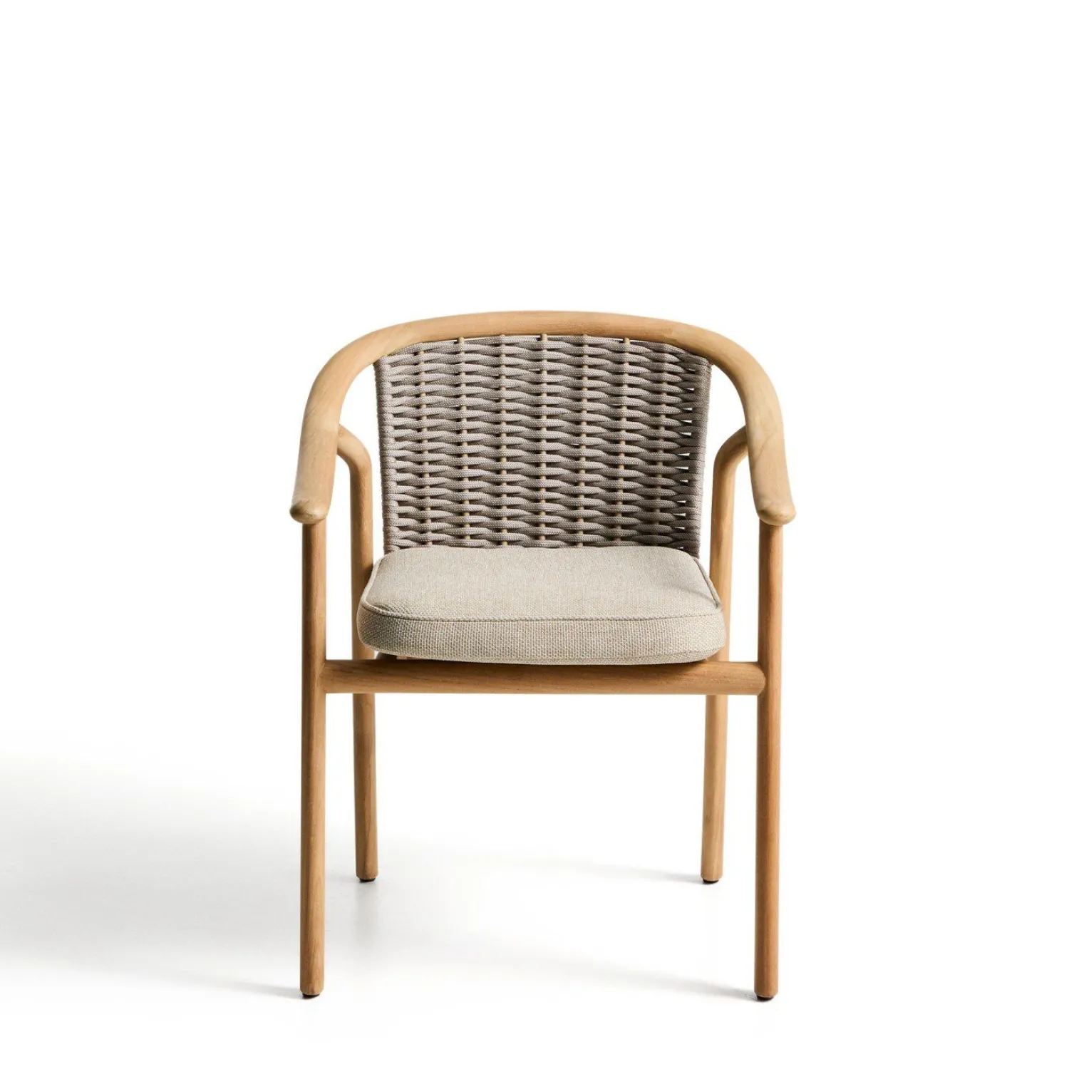Tuinstoelen-Kave Home Elunda Tuinstoel Naturel