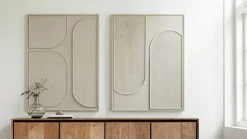 Wanddecoraties-MUST Living Elyn Wanddecoratie Cream