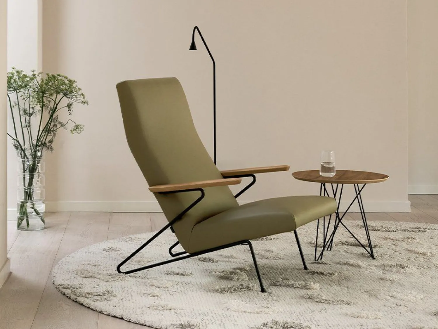 Design Fauteuils-Gelderland Elzerd Fauteuil Groen