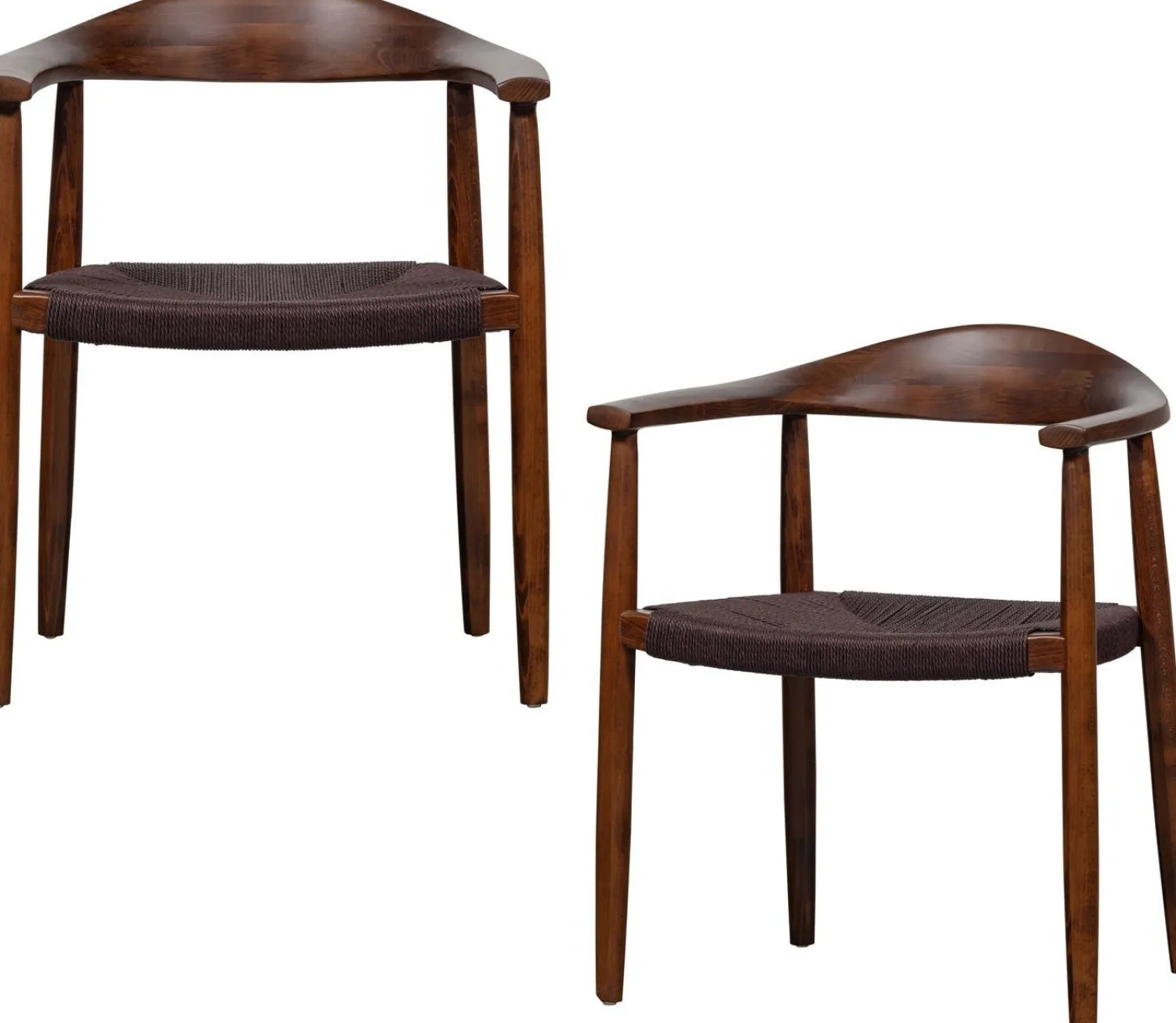 Eetkamerstoelen Met Armleuning-vtwonen Embrace Eetkamerstoel Dark Brown