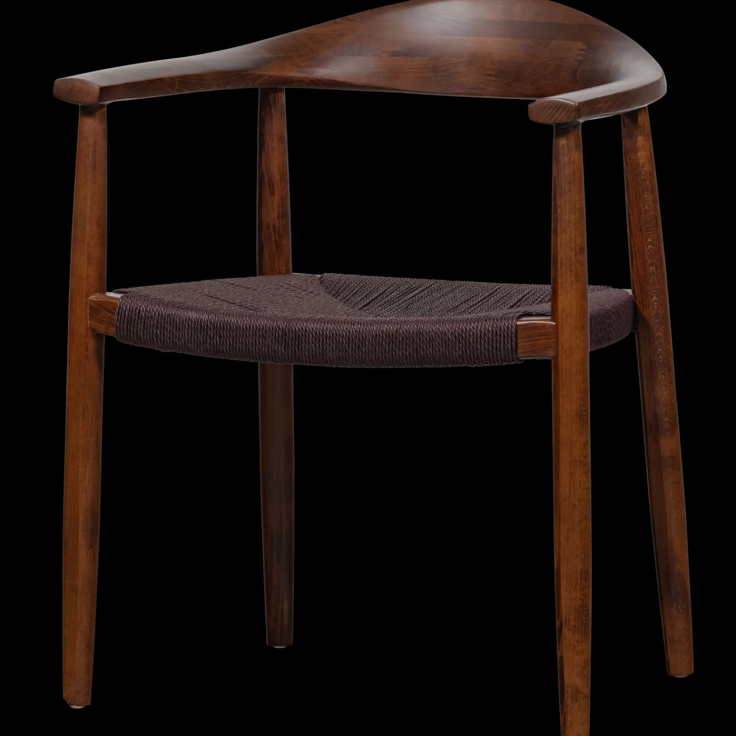 Eetkamerstoelen Met Armleuning-vtwonen Embrace Eetkamerstoel Dark Brown