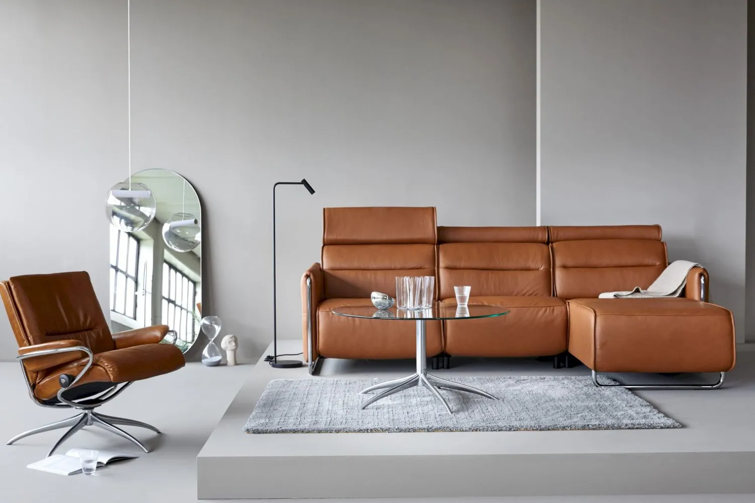 Zitbanken-Stressless Emily Zitbank Bruin