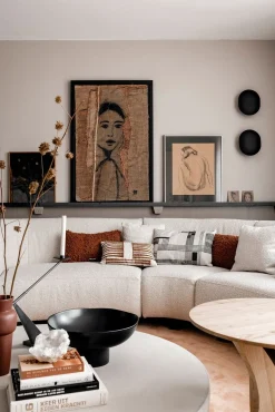 Houten Bijzettafels|Ronde Bijzettafels-Urban Nature Culture Enkei Bijzettafel Blonde