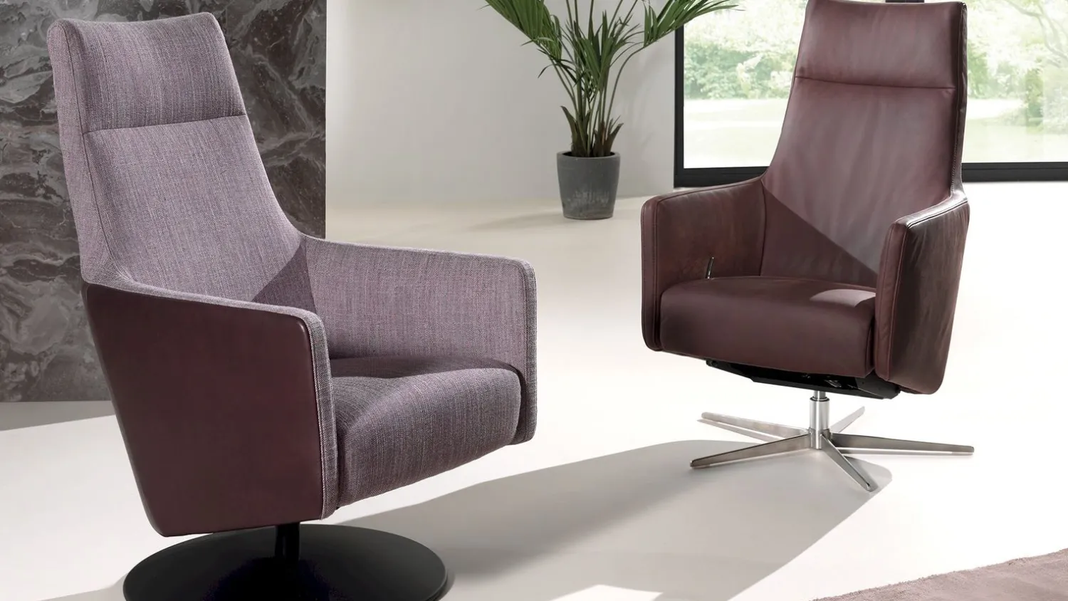 Relaxfauteuils-Eijerkamp Collectie Equipe Fauteuil Zwart