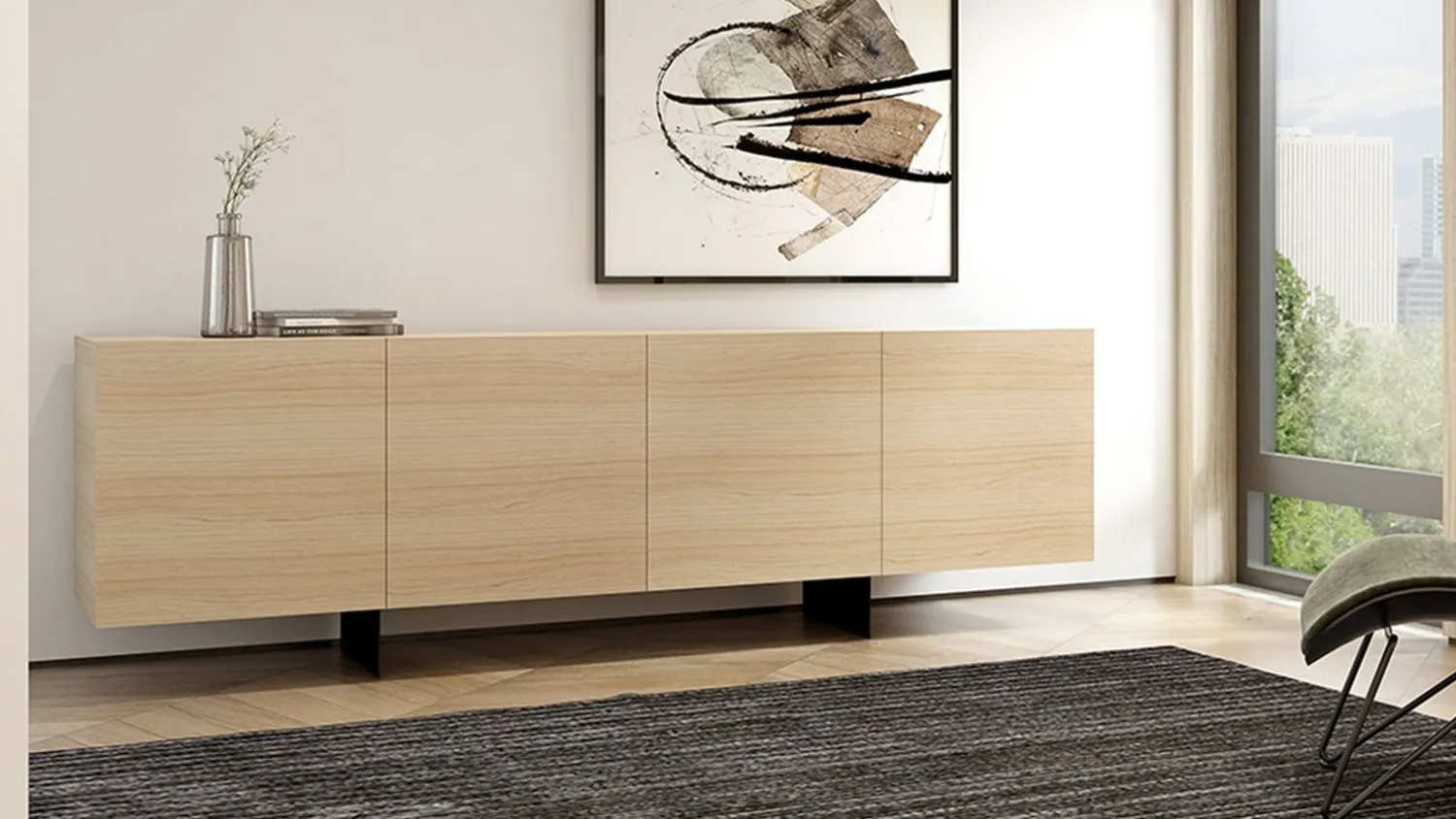 Dressoirs-Crest Ereganto Dressoir Naturel
