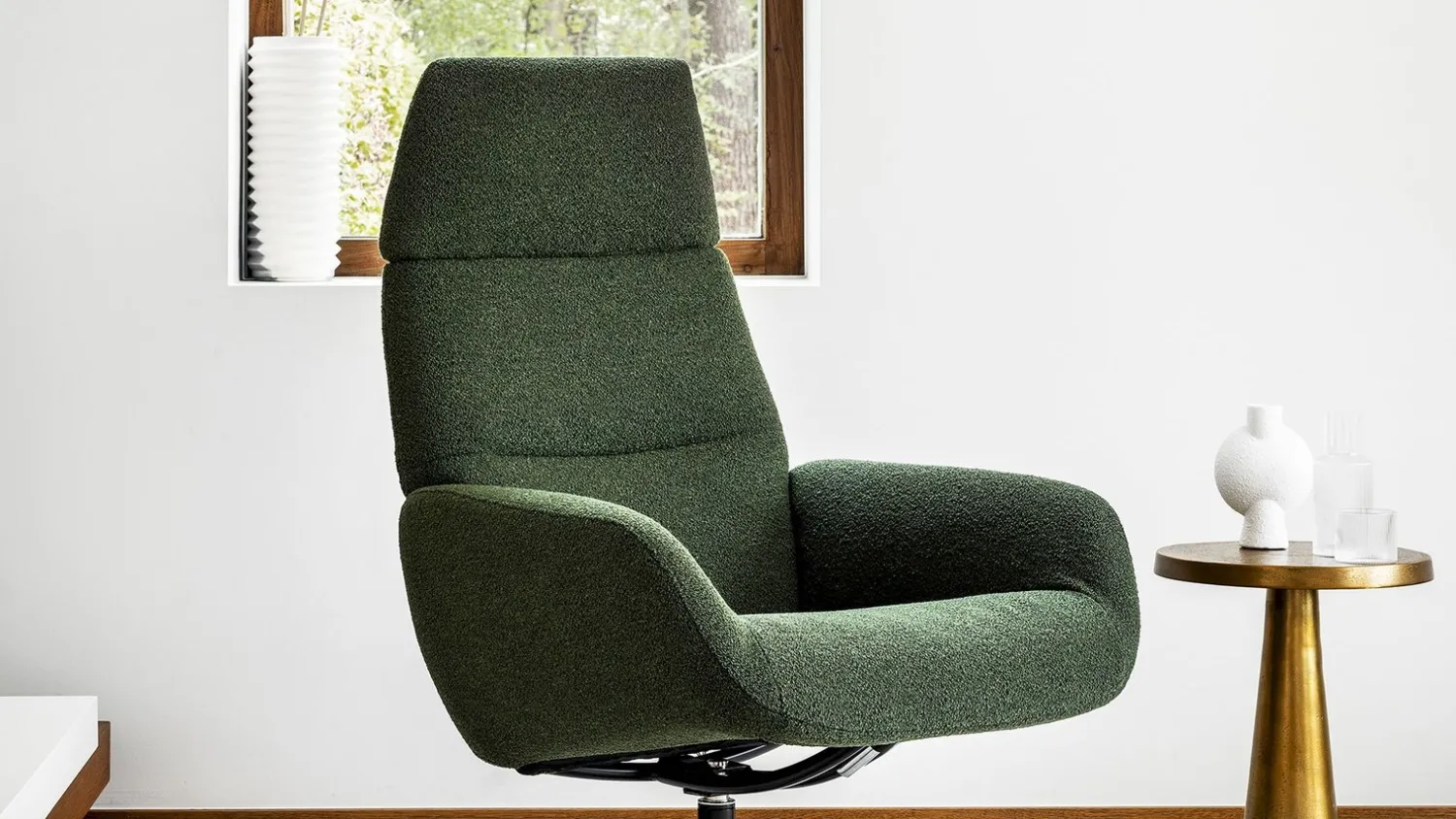 Draaifauteuils|Relaxfauteuils-Montèl Ergo Plus Relaxfauteuil Forest