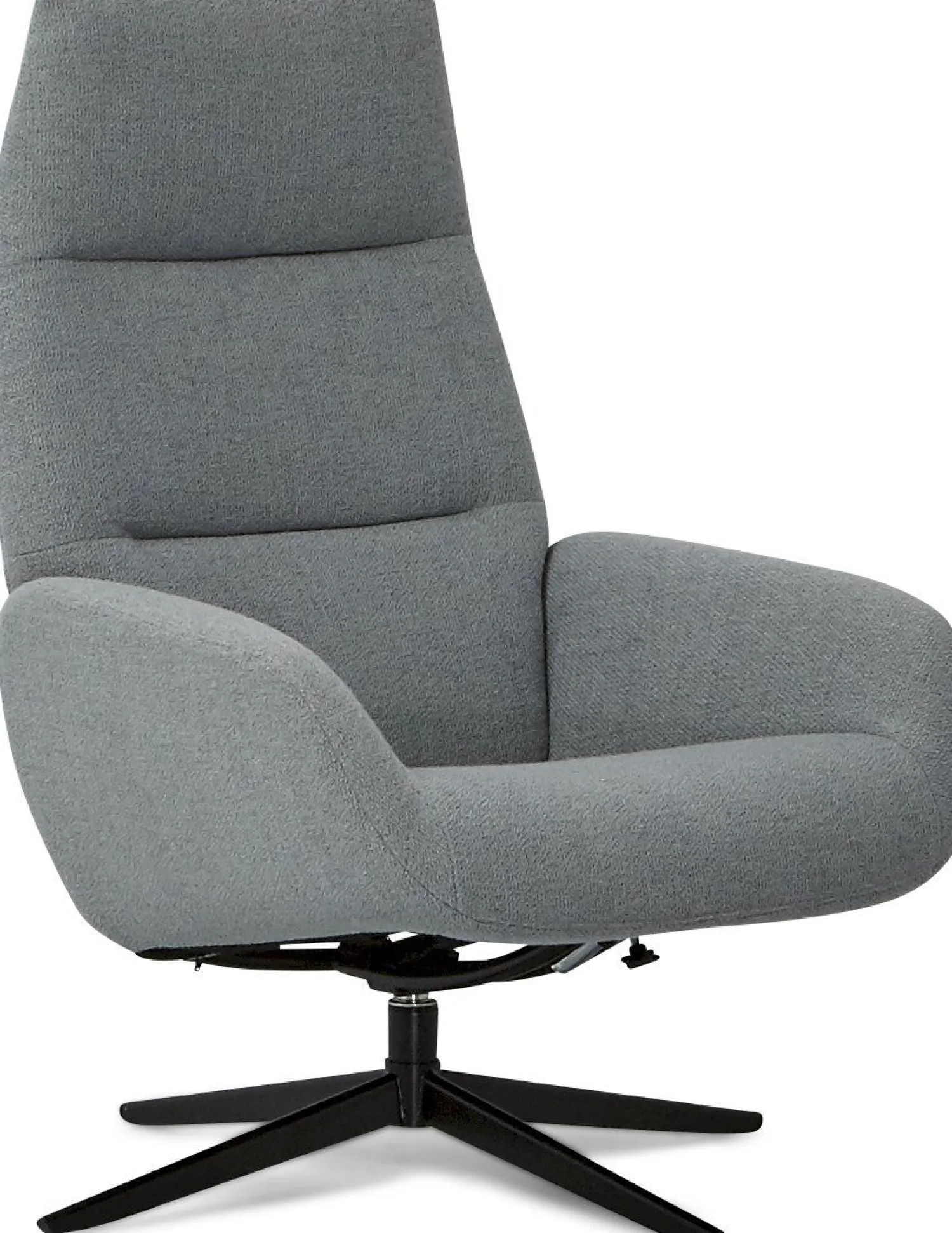 Leren Fauteuils|Draaifauteuils-Montèl Ergo Relaxfauteuil Dark Green