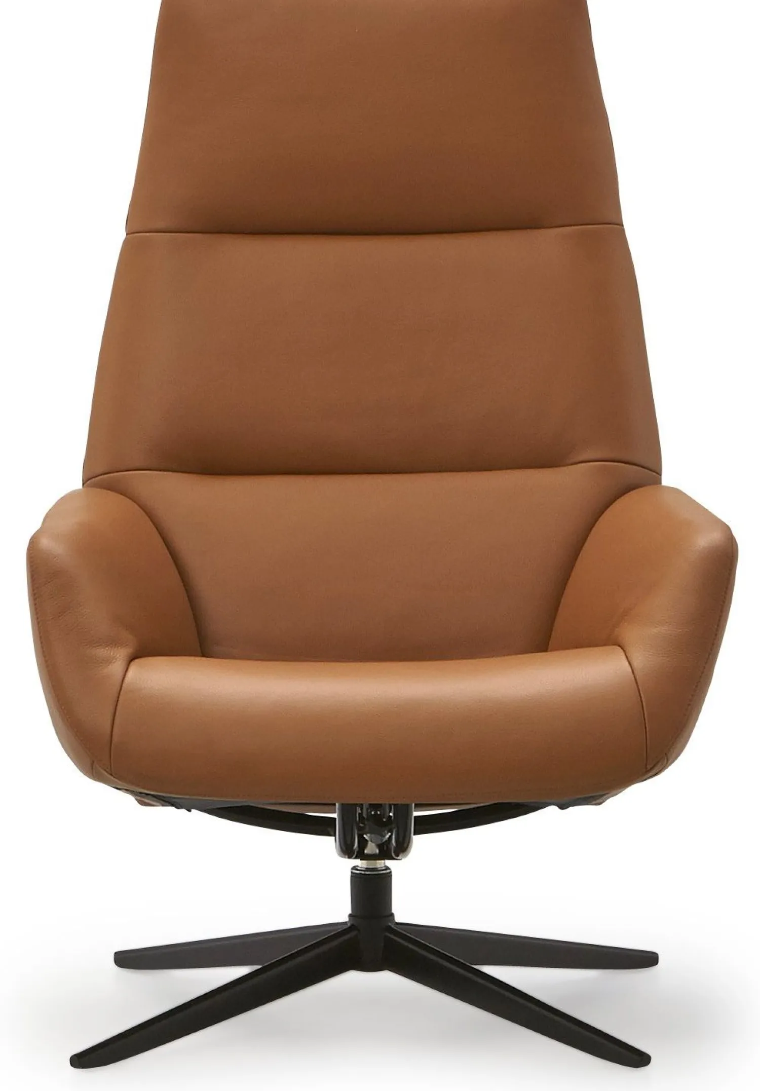 Leren Fauteuils|Draaifauteuils-Montèl Ergo Relaxfauteuil Dark Green