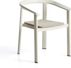 Tuinstoelen-Kave Home Erice Tuinstoel Ecru