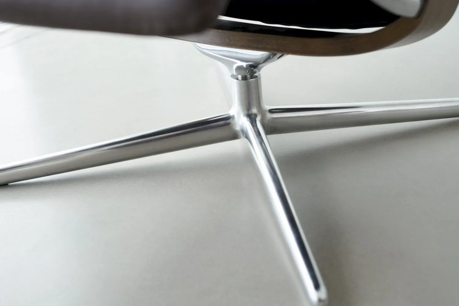 Leren Fauteuils|Relaxfauteuils-Stressless Erik M Relaxfauteuil + Hocker Cognac