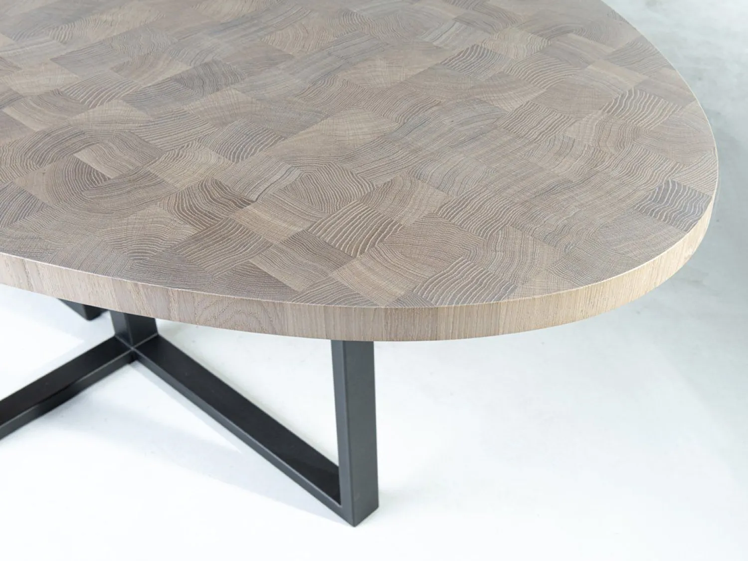 Houten Eettafels|Ovale Eettafels-Bert Plantagie Eris Eettafel Naturel
