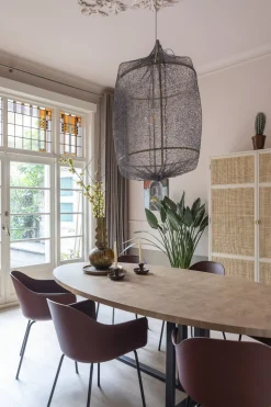 Houten Eettafels|Ovale Eettafels-Bert Plantagie Eris Eettafel Naturel