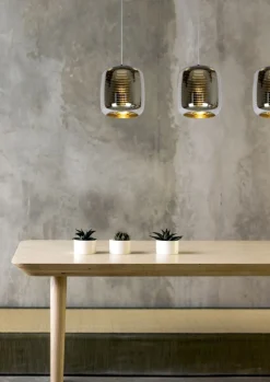 Moderne Hanglampen|Moderne Hanglampen-Lucide Eryn Hanglamp Chroom, Goud