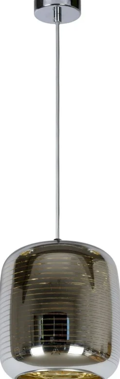 Moderne Hanglampen|Moderne Hanglampen-Lucide Eryn Hanglamp Chroom, Goud