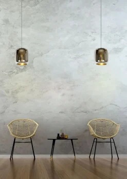 Moderne Hanglampen|Moderne Hanglampen-Lucide Eryn Hanglamp Chroom, Goud