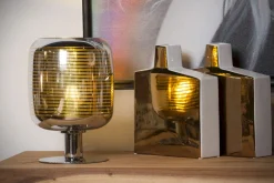 Tafellampen|Tafellampen-Lucide Eryn Tafellamp Chroom, Goud