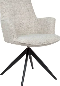Eetkamerstoelen Met Armleuning-Eijerkamp Collectie Etan Armstoel Bisque