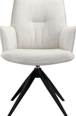Eetkamerstoelen Met Armleuning-Eijerkamp Collectie Etan Armstoel Beige