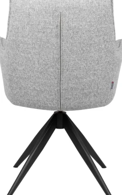 Eetkamerstoelen Met Armleuning-Eijerkamp Collectie Etan Armstoel Ash Grey