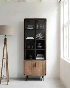 Vitrinekasten-DTP Home Evo Vitrinekast Bruin