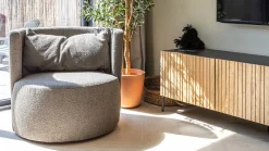 Ronde Fauteuils-vtwonen Explore Fauteuil Grey