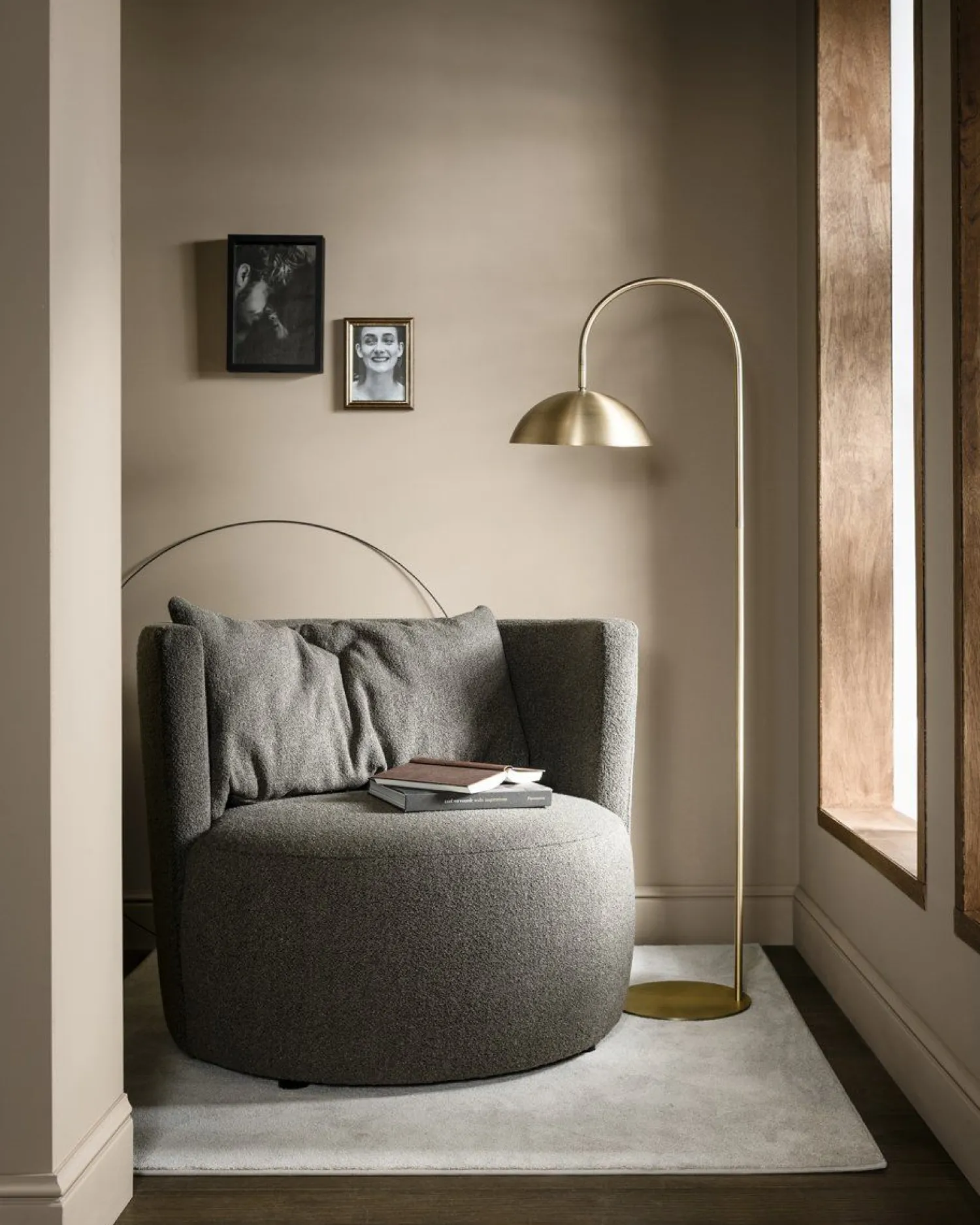 Ronde Fauteuils-vtwonen Explore Fauteuil Grey