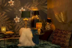 Tafellampen|Tafellampen-Lucide Extravaganza Gust Tafellamp Zwart, Goud