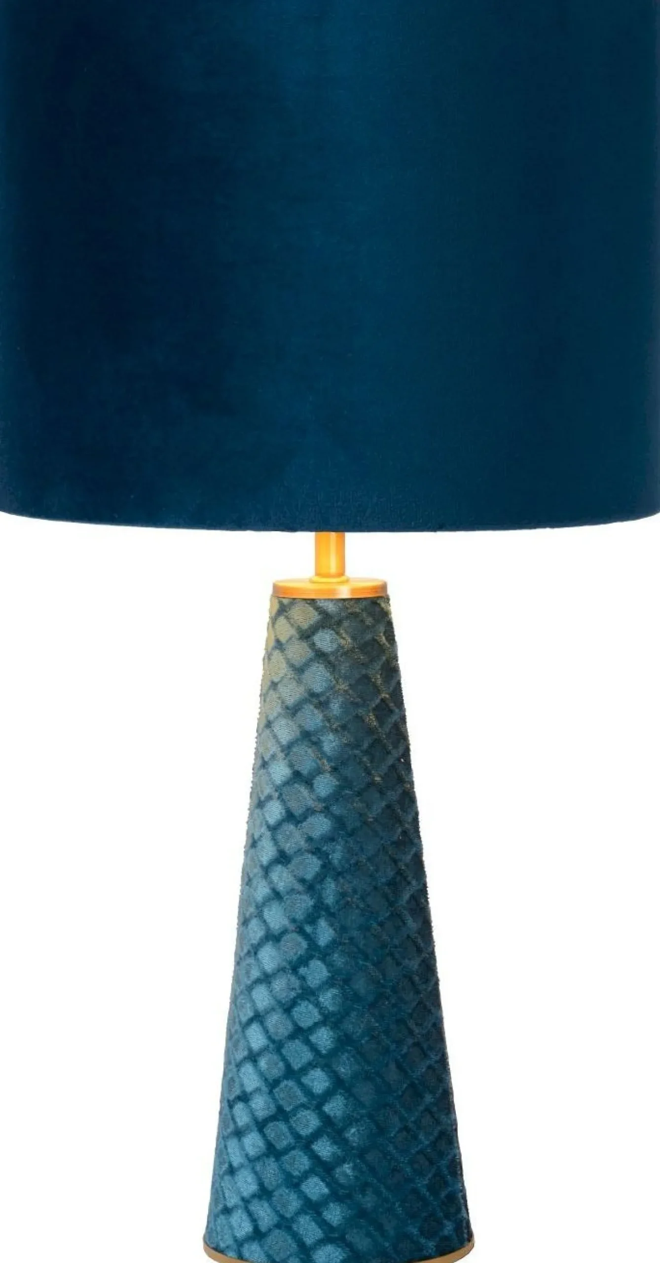 Tafellampen|Tafellampen-Lucide Extravaganza Velvet Tafellamp Turkoois