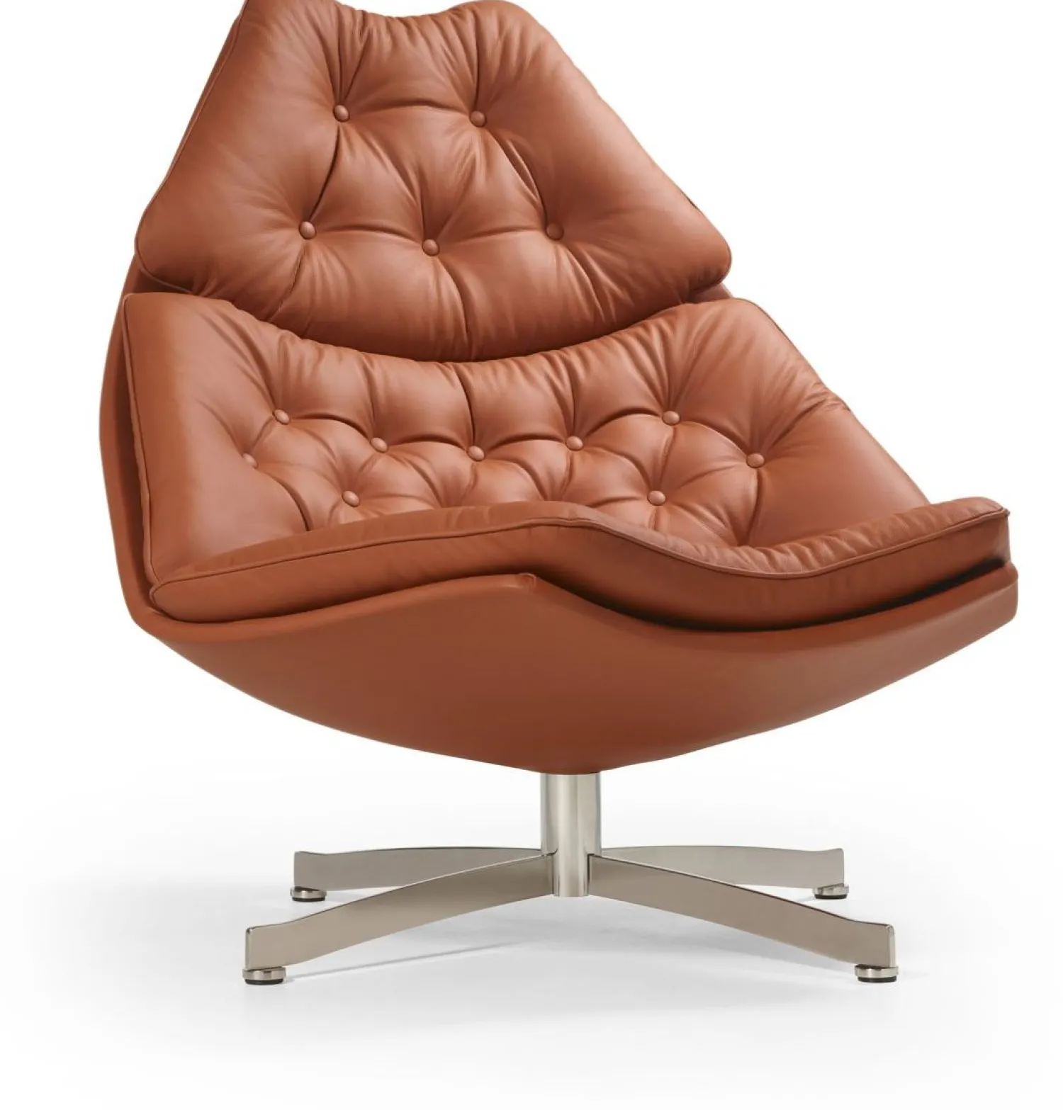 Leren Fauteuils|Design Fauteuils-Artifort F587 Fauteuil Bruin