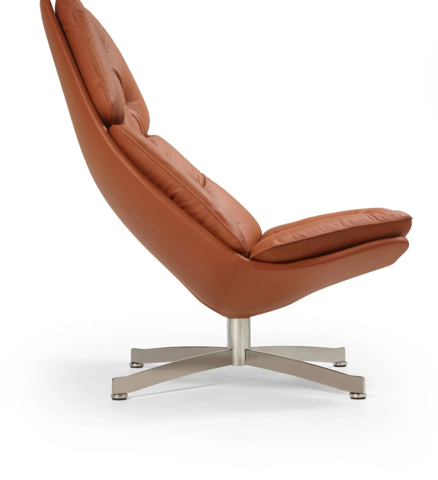 Leren Fauteuils|Design Fauteuils-Artifort F587 Fauteuil Bruin