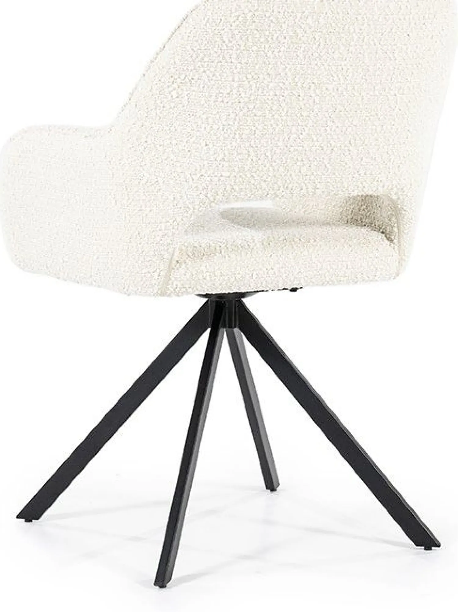 Draaibare Eetkamerstoelen|Eetkamerstoelen Met Armleuning-Eleonora Fabio Eetkamerstoel Beige