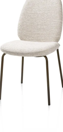 Eetkamerstoelen Zonder Armleuning-XOOON Fae Eetkamerstoel Creme