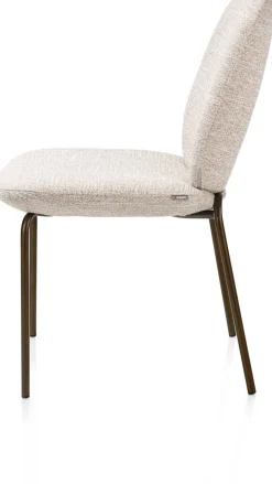 Eetkamerstoelen Zonder Armleuning-XOOON Fae Eetkamerstoel Creme