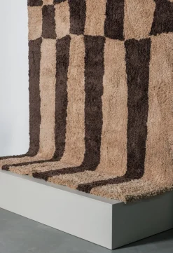 Vloerkleden|Wollen Vloerkleden-WOOOD Fafa Vloerkleed Natural, Brown