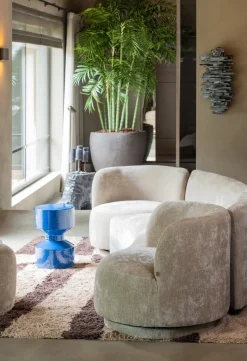 Vloerkleden|Wollen Vloerkleden-WOOOD Fafa Vloerkleed Natural, Brown